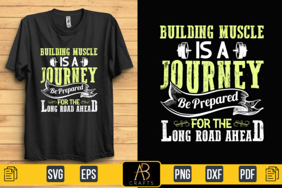 Review: Building Muscle Gym Quote Design