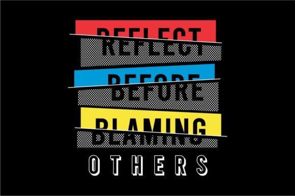 Review: Reflect Motivational Quote T-Shirt Design