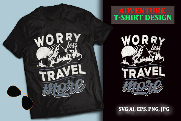Review: Traveler T-shirt Design- Adventure Quote