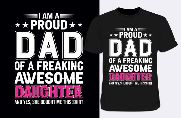 Reviewing I Am a Proud Dad Design