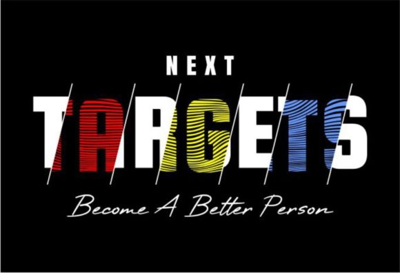Reviewing Targets Motivational Quote T-Shirt for Embroidery
