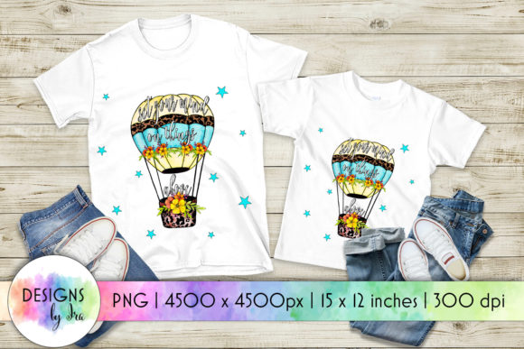 Reviewing the Air-Balloon with Positive Quote Print