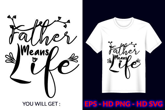 Reviewing the Father Means Life Embroidery Design