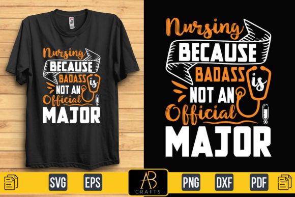 Reviewing the Nursing Because Badass Quote Sublimation Design